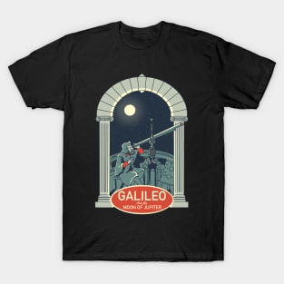 Galileo and jupiter's moon T-Shirt